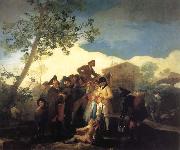 Francisco Goya Blind Guitarist oil on canvas
